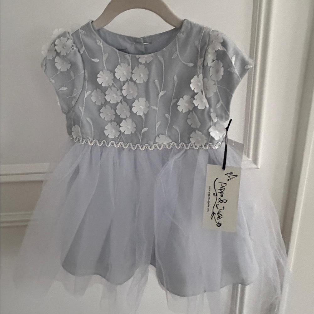 Pippa & Julie Light Blue Party Dress